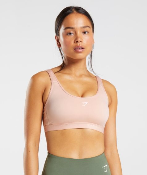 Women's Gymshark Fraction Sports Bra Pink | CA 1A06N8